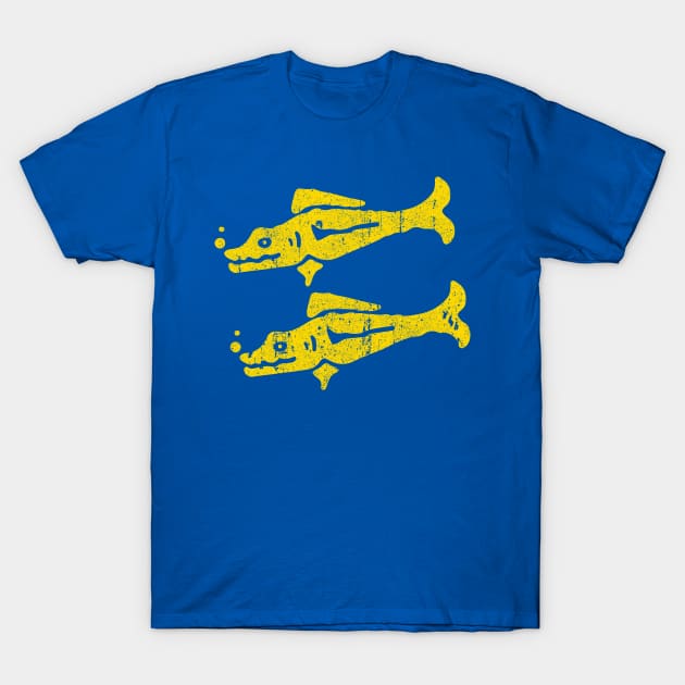 Blue Barracudas T-Shirt by huckblade